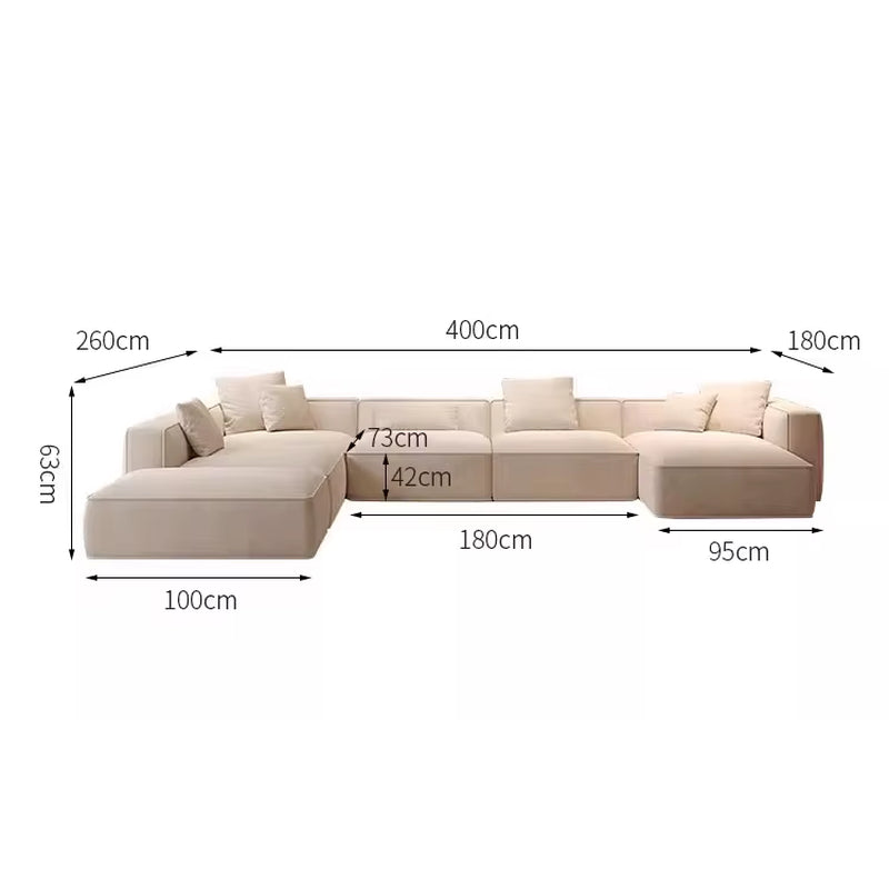Velvet Fabric Canape Salon Modern Sofa L Shape Lounge Corner Sofa Couch Modular Sectional Sofa
