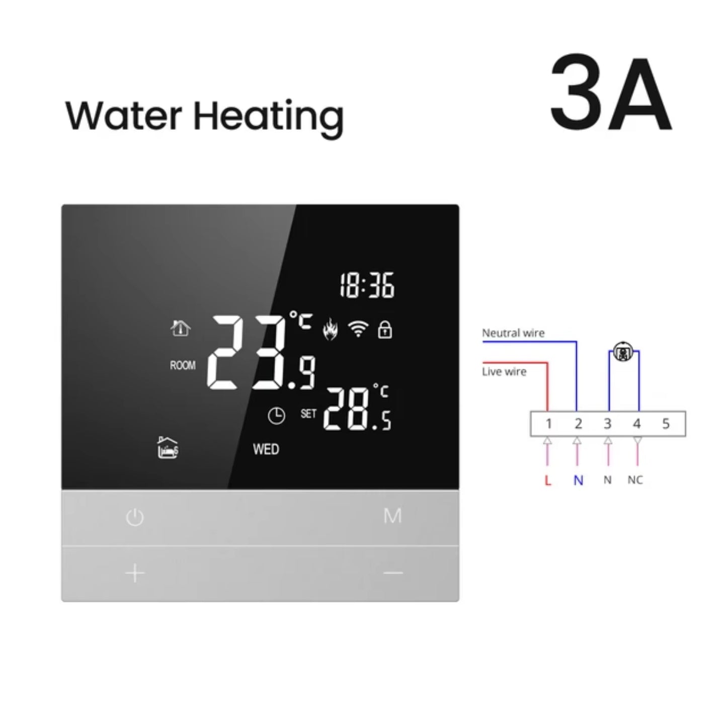 Wifi Smart Thermostat， Floor/Heating Water/Gas Boiler Controller for , Alexa, Alice