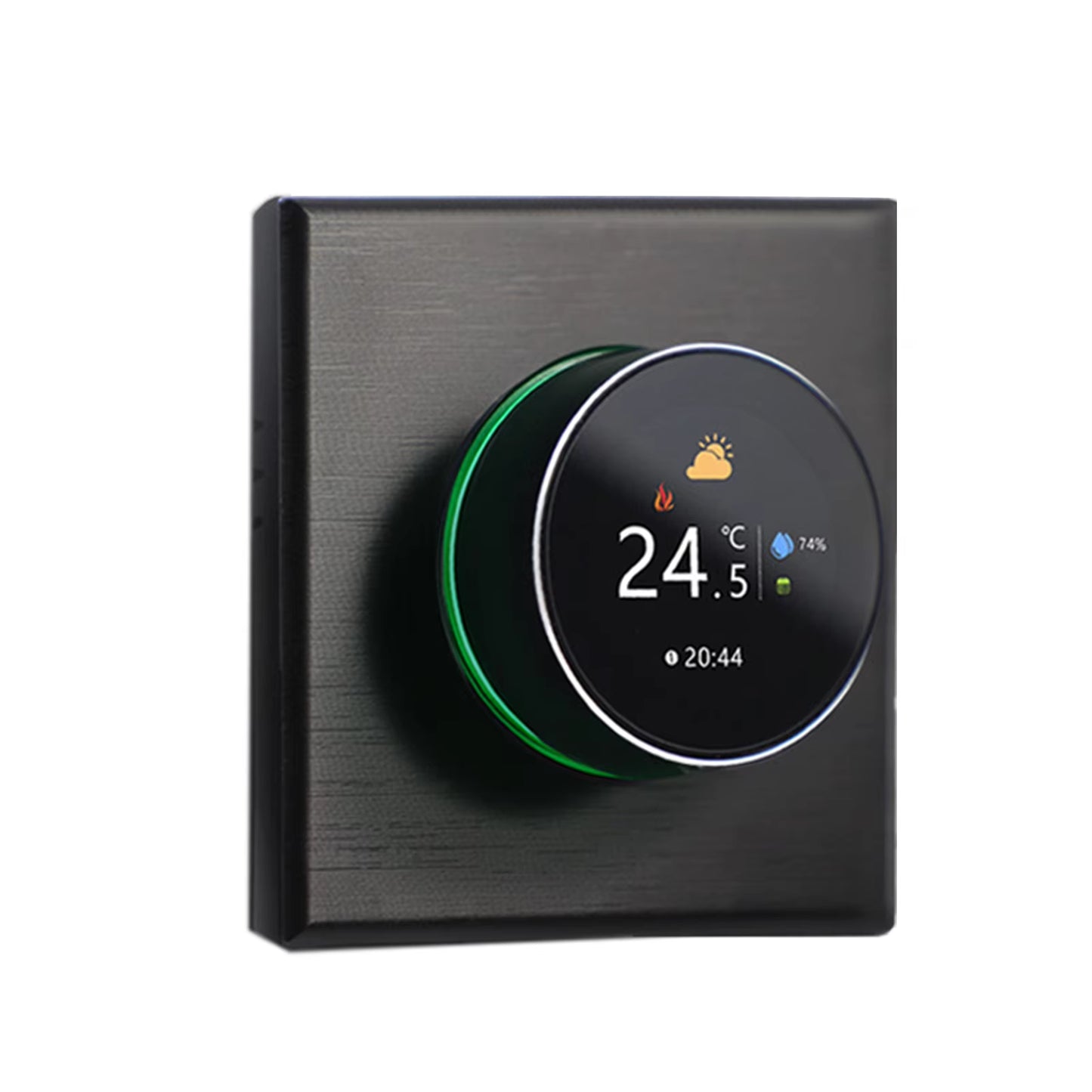 Wifi Smart Thermostat Rotary Heating Thermostat with Backlight/Temperature/Sensor/Time Temperature Calibration Adjustment