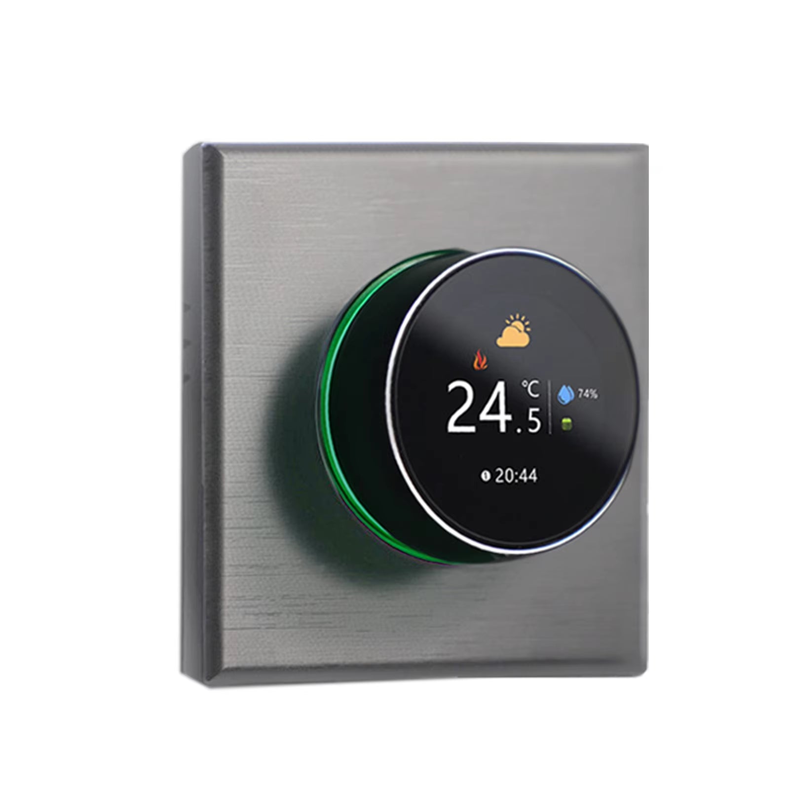 Wifi Smart Thermostat Rotary Heating Thermostat with Backlight/Temperature/Sensor/Time Temperature Calibration Adjustment